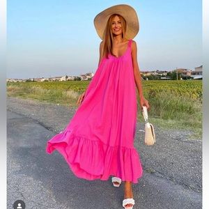 NEW IN 🌸 MANGO flounced hem dress blogger zara competitor brand